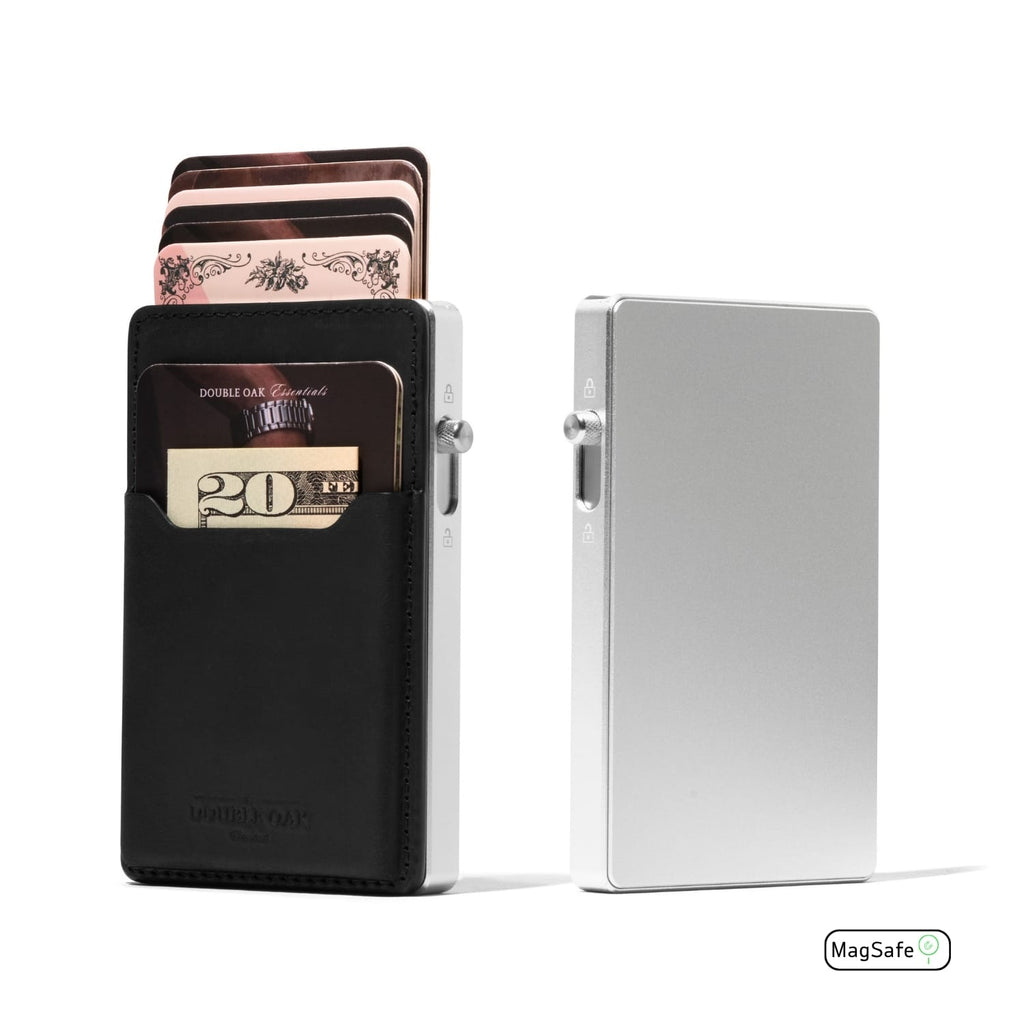 Double Oak Essentials Mod Wallet – Pop-Up Card Holder & Optional Attachments