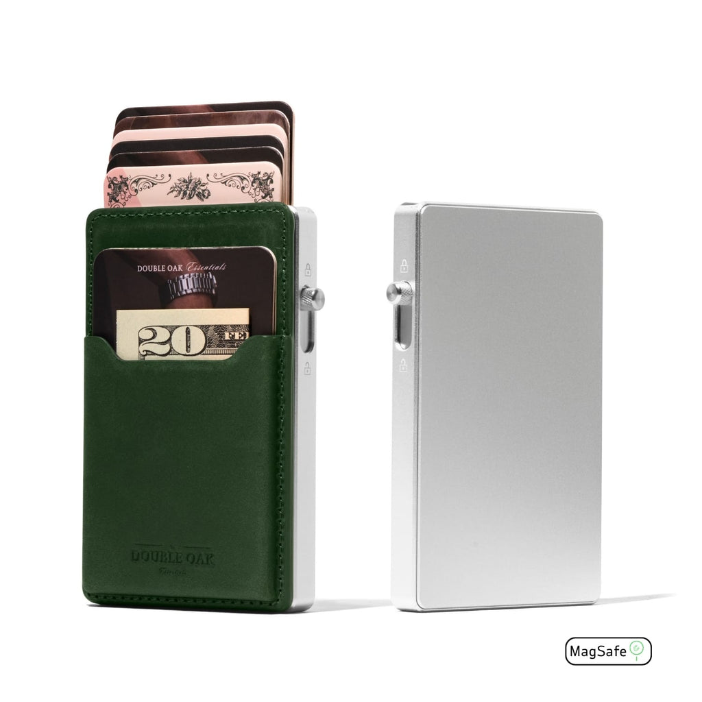 Double Oak Essentials Mod Wallet – Pop-Up Card Holder & Optional Attachments