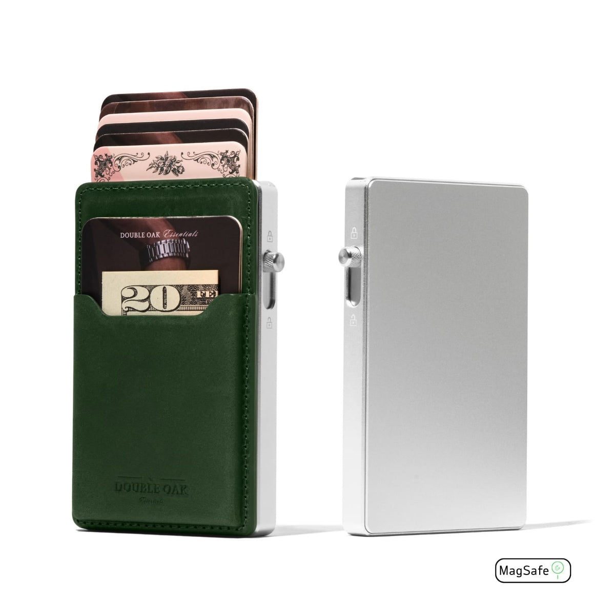 Double Oak Essentials Mod Wallet – Pop-Up Card Holder & Optional Attachments