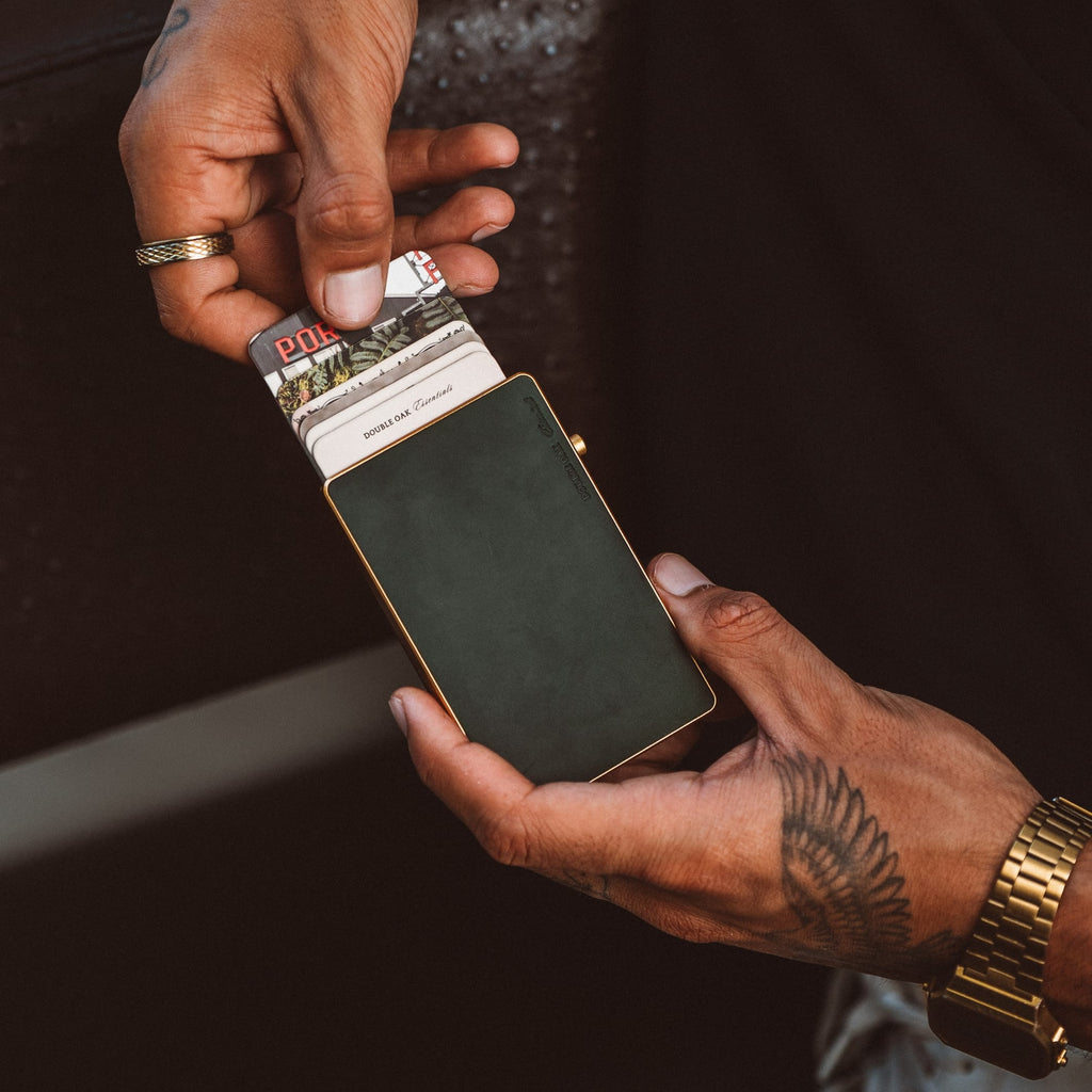 Double Oak Essentials Mod Wallet – Pop-Up Card Holder & Optional Attachments