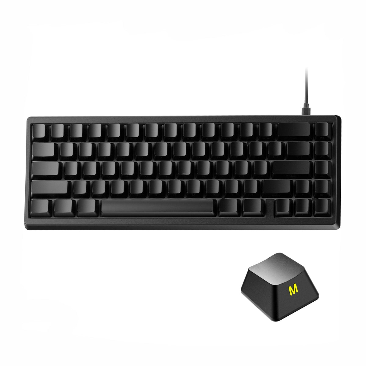 XVX M67 JadeStone Interstellar Black Tri-Mode RGB Mechanical Keyboard