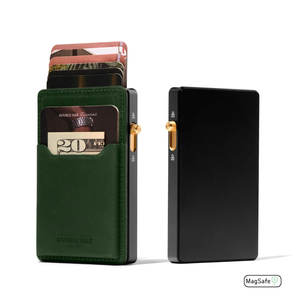 Double Oak Essentials Mod Wallet – Pop-Up Card Holder & Optional Attachments