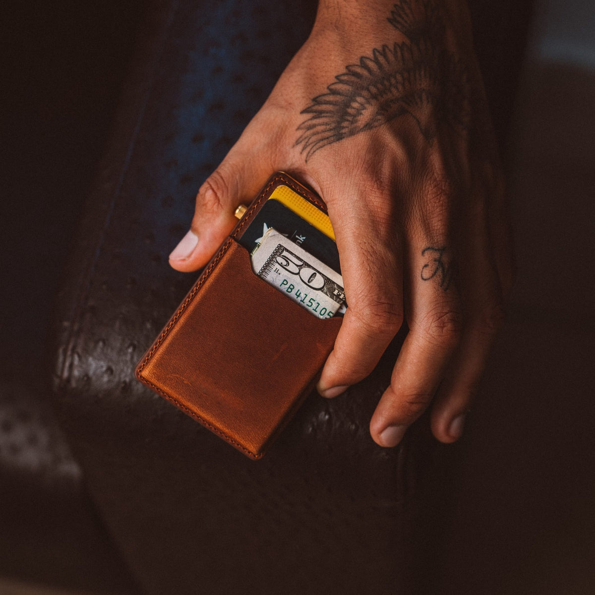 Double Oak Essentials Mod Wallet – Pop-Up Card Holder & Optional Attachments