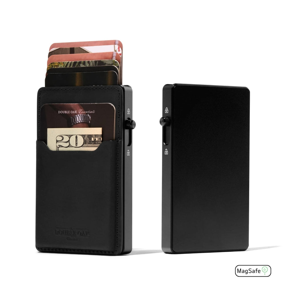 Double Oak Essentials Mod Wallet – Pop-Up Card Holder & Optional Attachments