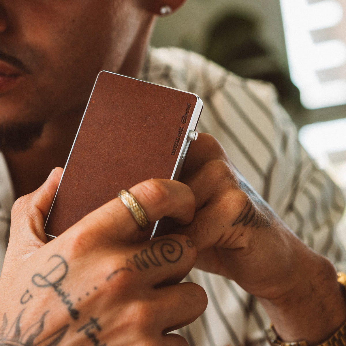 Double Oak Essentials Mod Wallet – Pop-Up Card Holder & Optional Attachments