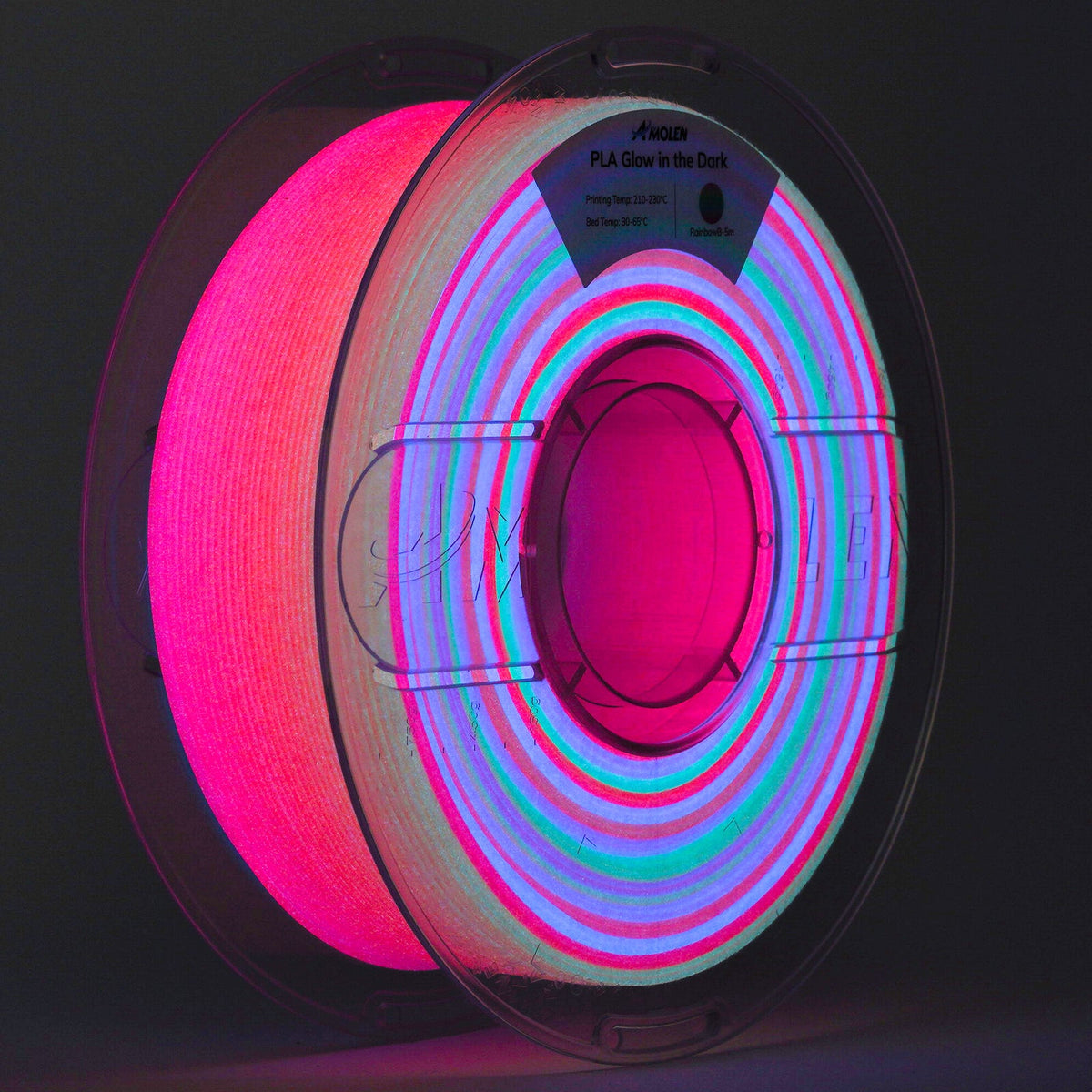 PLA Glow-in-the-Dark 1.75mm, 1KG/2.2LB
