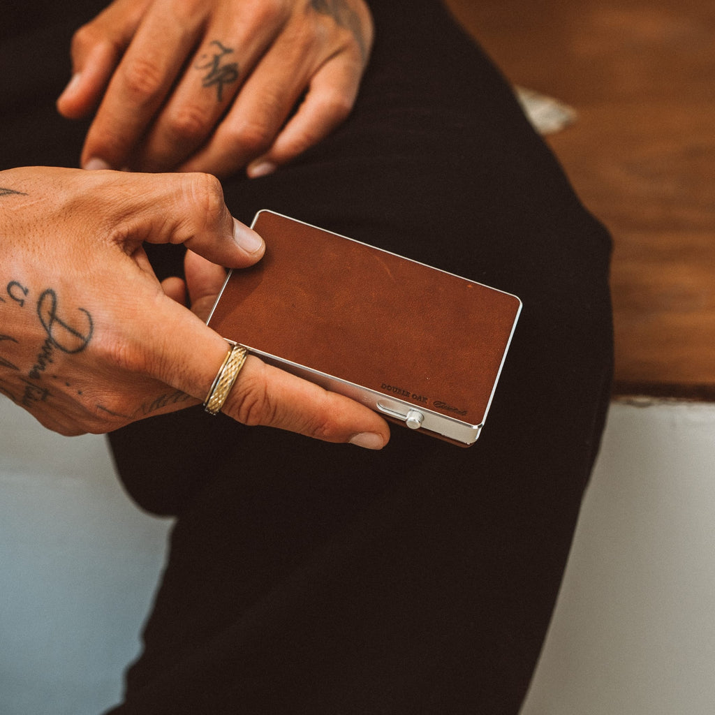 Double Oak Essentials Mod Wallet – Pop-Up Card Holder & Optional Attachments