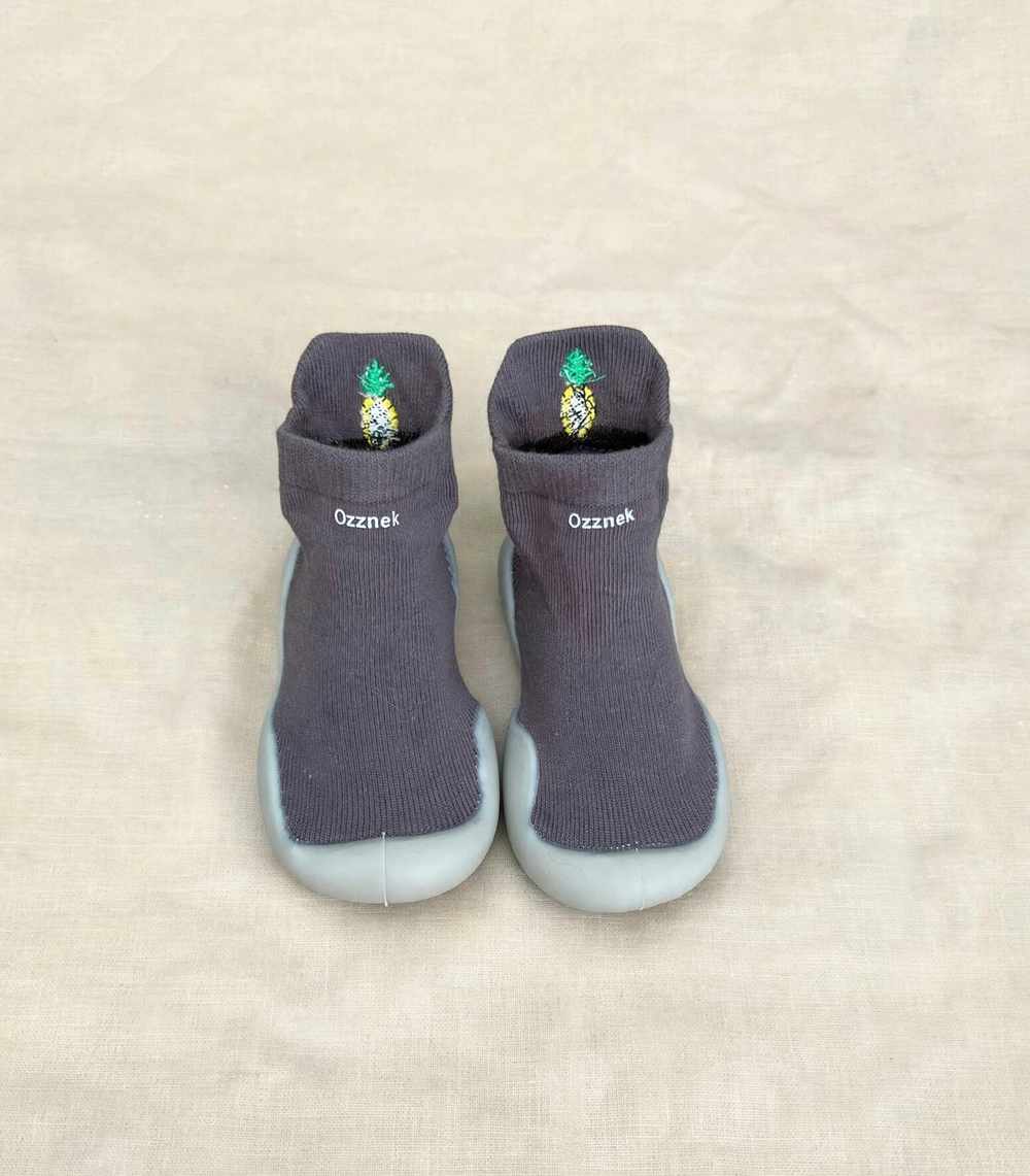 Fruity Organic Cotton Toddler Sock Shoes – Flexible Gripper Soles