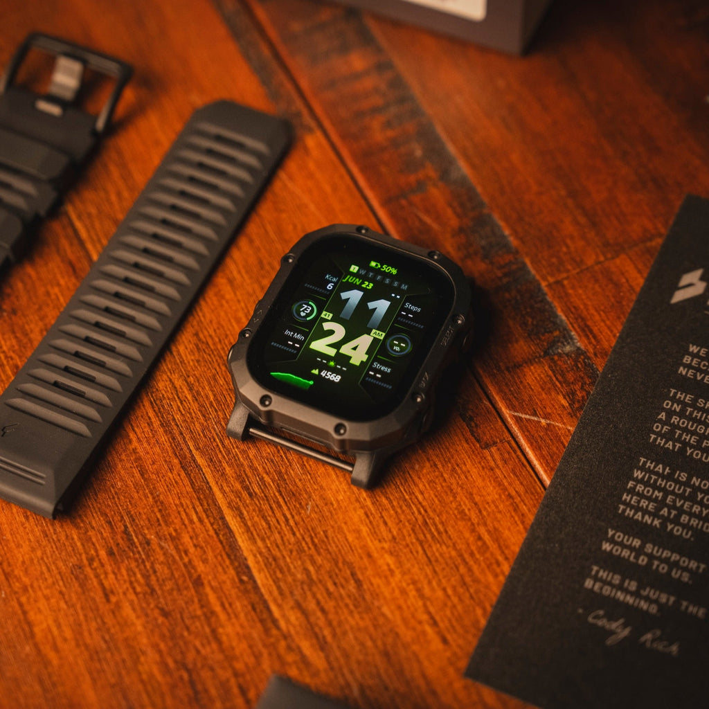 Bridger Watch RECKON Outdoor Smartwatch – Offline Topo Mapping
