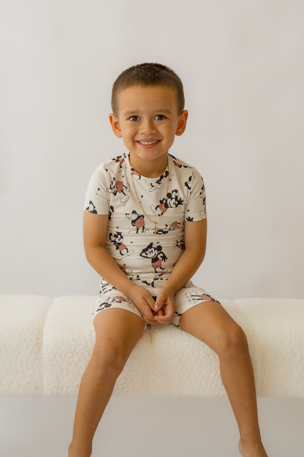 Steamboat Willie Boy's shorty 2 piece PJ's
