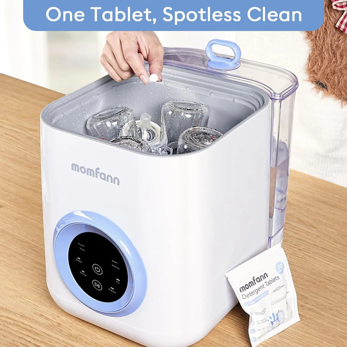 Momfann Baby Bottle Washer Detergent Tablets