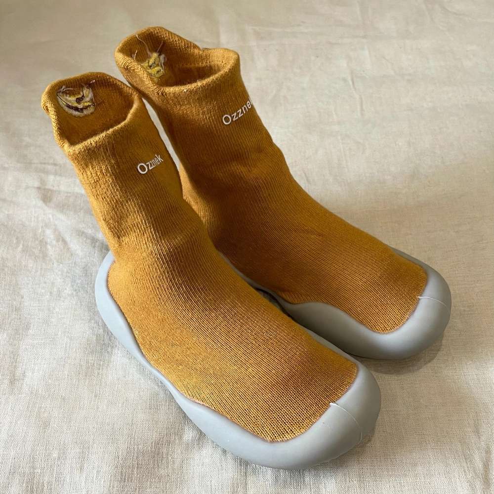 Fruity Organic Cotton Toddler Sock Shoes – Flexible Gripper Soles