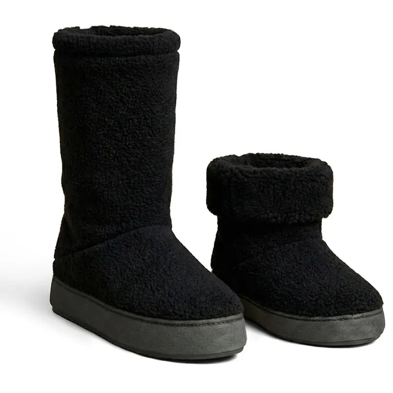 Polar Feet Men's Snugs - Black Berber