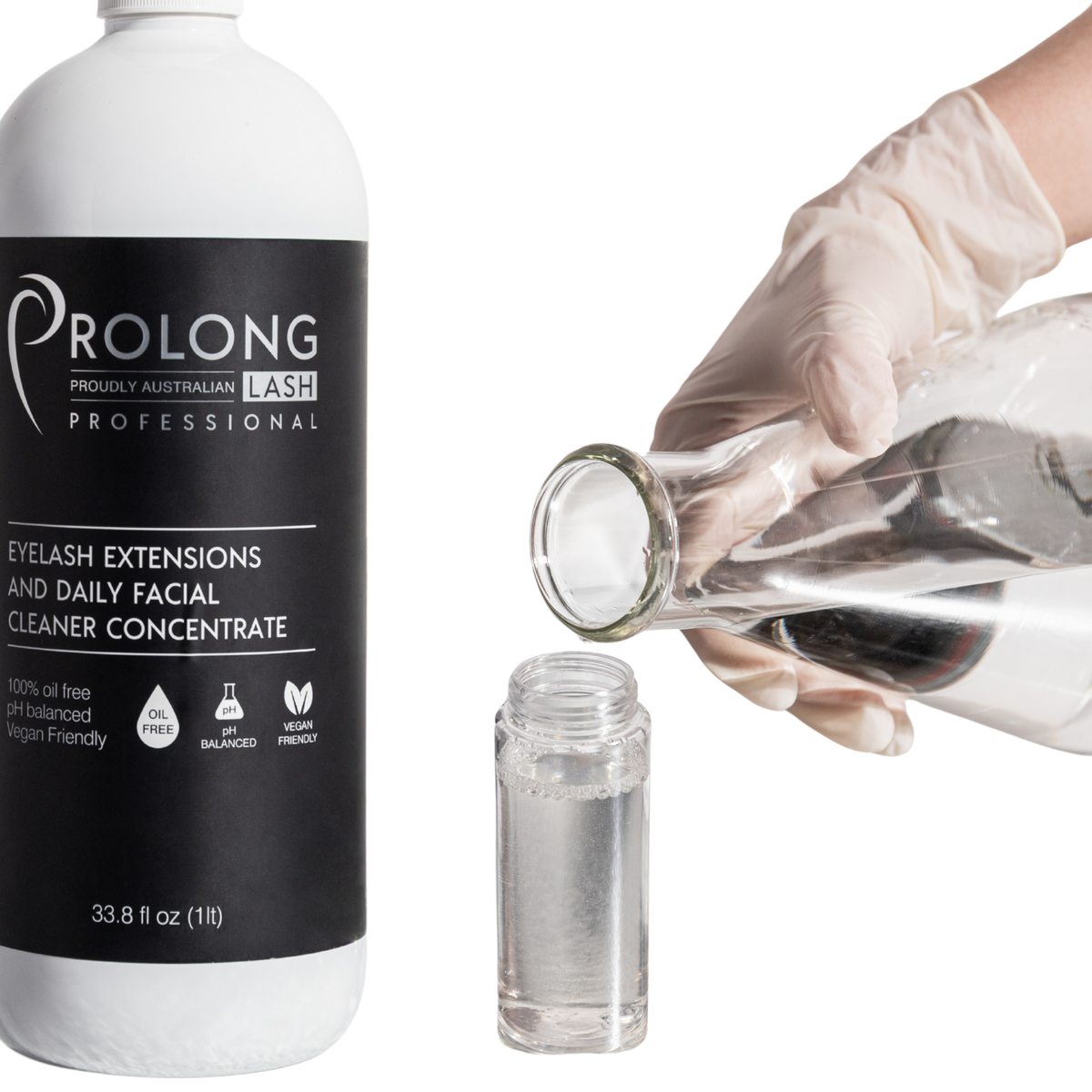 Prolong Lash Professional Eyelash Cleanser Concentrate – 1 L / 33.8 fl oz