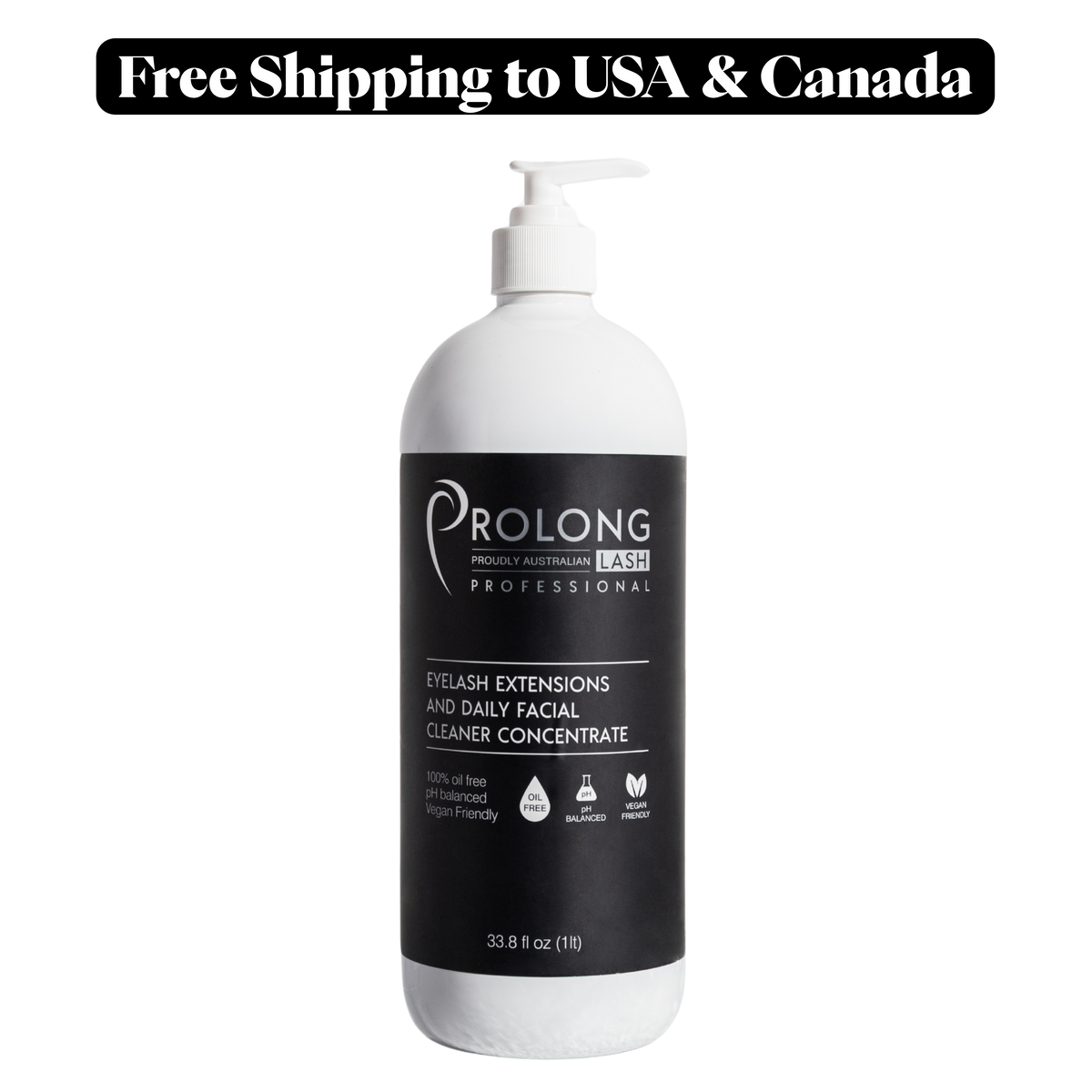 Prolong Lash Professional Eyelash Cleanser Concentrate – 1 L / 33.8 fl oz