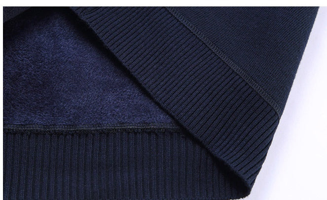 Men's Fleece Pullover Sweatshirt – Warm & Casual for Fall & Winter