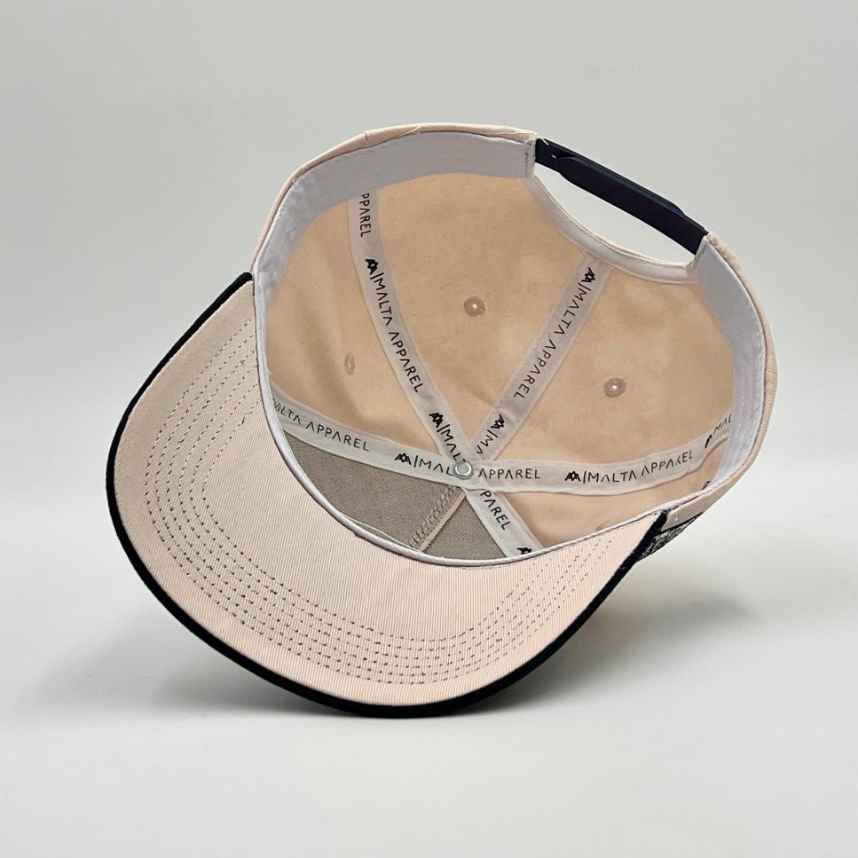 [PRE-ORDER - SHIPS OCTOBER 26TH] ‘YHWH’ Structured SnapBack - Cream/Baby Blue